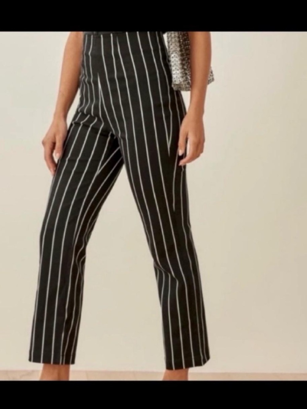Reformation Marlon Pinstripe Pants
